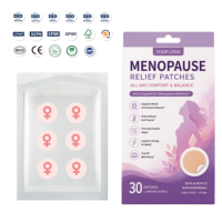 2026 Produk Baru Patch Penunjang Menopause untuk Wanita, Meredakan Hot Flash dan Keringat Malam, 100% Bahan Alami Non-Woven, OEM Private