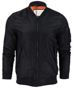 Veste d'hiver coupe-vent sur mesure en sublimation, taille plus, pour homme, noire et jaune, avec surpiqûres, design de veste universitaire - Product Image 2