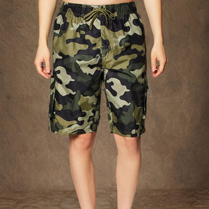 Short de bain pour hommes de Style High Street 100% coton Short de sport d'eau douce avec imprimé décontracté Look de plage OEM nouveau Design - Product Image 4
