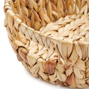Vietnam High Quality <b>Small</b> Woven Wicker Water Hyacinth Fruit Bowl Bread <b>Baskets</b> Knitting Container - Product Image 3