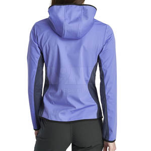 Chaqueta Softshell de color personalizado para mujer, ropa de moda, chaqueta Softshell cortavientos para mujer, chaqueta Softshell - Product Image 3