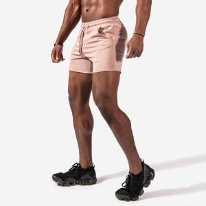100% algodón French Terry Gym Shorts Heavyweight Sports Fleece transpirable Sweat Short para hombres Solid Running Workout Shorts - Product Image 2