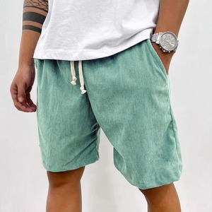 Design personnalisé pour hommes, shorts décontractés en coton et polyester, vêtements de fitness à motifs solides pour l'été, vêtements de gym avec design différent, service OEM - Product Image 2