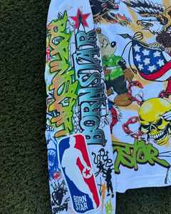 Camiseta de doble capa con estampado personalizado para hombre, camiseta de manga larga de doble capa, camiseta de manga larga personalizada de doble capa - Product Image 2