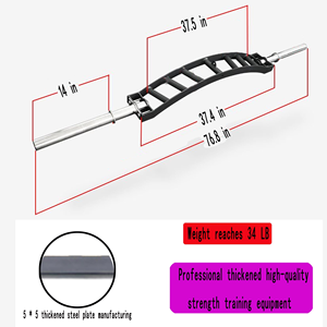 Barre <span class=keywords><strong>d</strong></span>'haltères suisse cambrée SK Offre Spéciale Multi Grip Olympik barre <span class=keywords><strong>d</strong></span>'haltérophilie équipement de gymnastique de musculation à usage intensif - Product Image 3