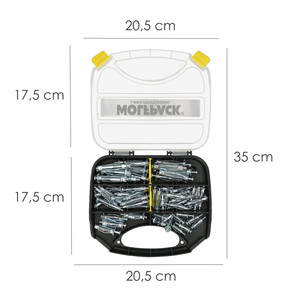 Kit di Ancoraggio a Espansione in Metallo per Fissaggio in Elementi Cavi (68 Pezzi) - Product Image 2