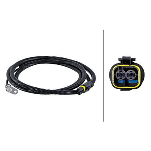 6PU230048351 - เซ็นเซอร์วัดความเร็วล้อ - ขั้วต่อ 2 พิน - เพลาหลังขวา/เพลาหน้าขวา - สายเคเบิล: 2090 มม. - MSP Export - Product Image 3