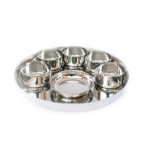 Plateau de nourriture Thali en acier inoxydable jetable de haute qualité meilleur ensemble de dîner de vente pour la maison hôtel mariage utilisation - Product Image 3