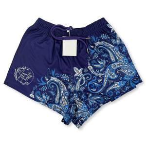 Australian Western Country Footy Shorts Rugby Summer Shorts con bolsillos Cremalleras Sublimación personalizada para niños Hombres - Product Image 1