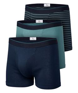 Calzoncillos bóxer personalizados para hombre 2025, nuevo diseño, calzoncillos deportivos transpirables suaves, ropa interior informal de talla grande con estampado de logotipo y cintura con logotipo - Product Image 2