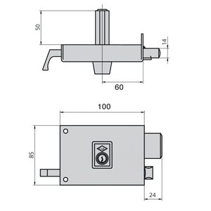 Cvl 1125ar/ 10/he Serratura Sinistra - Product Image 2