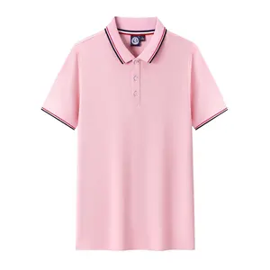 Camiseta Polo de Manga Corta de 220g, 100% Poliéster, Estampado de Leopardo Informal, Decoración Bordada, Botones, Camisetas de Manga Corta - Product Image 5