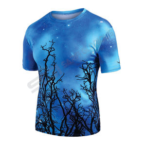 Vente chaude Hommes Sublimation 100% Polyester t-shirt Hommes Sublimation T-shirt - Product Image 2