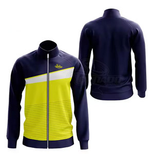 Diseña Tu Propio Logotipo, Chaqueta de Rugby de Manga Larga, Transpirable, 100% Poliéster, Cómoda, Unisex, Gran Venta - Product Image 3