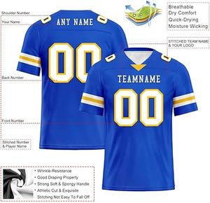 เสื้อฟุตบอลระบายอากาศได้ดีสำหรับทีมและคลับชุดกีฬาโพลีเอสเตอร์100% คุณภาพระดับพรีเมียมสำหรับแบรนด์และผู้ซื้อจำนวนมากตาม2025 - Product Image 2
