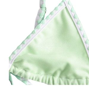 Ensemble de bikini pour femmes à col en V, vêtements de plage, vente en gros, ensemble de bikini pour femmes personnalisé, imprimé animal, tissu doux - Product Image 6