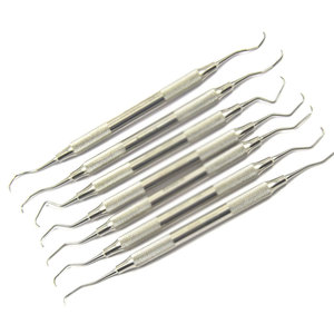 Juegos de curetas más vendidos, juegos de curetas de Instrumentos dentales, juegos de curetas de acero inoxidable de Farhan Products & Co - Product Image 4