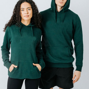 Sudaderas con Capucha Unisex de Marca Privada, 100% Algodón, Forro Polar Ecológico, Impermeables, del Mejor Material, para Invierno, Diseño Liso Teñido - Product Image 1