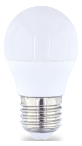 Lámpara esférica LED económica E27 6W 3000K 520lm 120 45x79mm. (Libertina 2002828) - Product Image 1