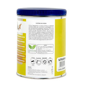 Vernice per Legno Ecologica Ecolux 0,75L a Base d'Acqua Effetto Satinato Trasparente - Product Image 3