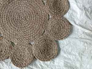 Manteles Individuales Modernos Antideslizantes de Cuerda de Algodón Trenzada con Diseño Tikki para Uso en el Hogar, Bodas y Banquetes - Product Image 3