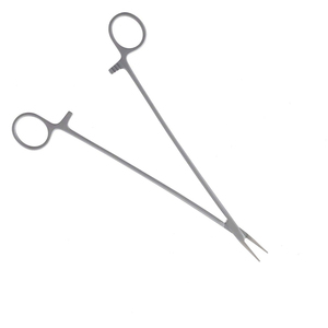 Pinzas de aguja Debakey, soporte de aguja Manual de acero inoxidable con acabado de arena de 8 pulgadas, pinzas de sala de cirugía rectas delicadas - Product Image 5