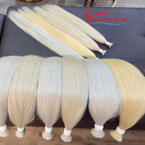 Producto de Venta caliente Cabello a granel Múltiples colores 100% Extensiones de cabello alineadas con cutícula de cabello humano vietnamita - Product Image 1