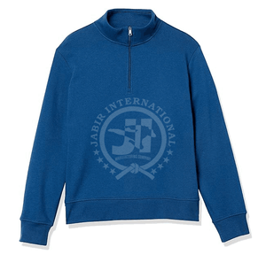 2024 personalizado al por mayor 100% algodón Premium 3D cuarto de cremallera impresión sudaderas logotipo térmico personalizado cuarto de cremallera impresión sudaderas - Product Image 5