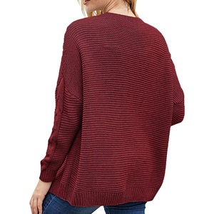 Venta al por mayor de las mujeres Casual cárdigan manga larga de punto suéter de secado rápido prendas de vestir sueltas suéter largo Cárdigan para las mujeres OEM - Product Image 2