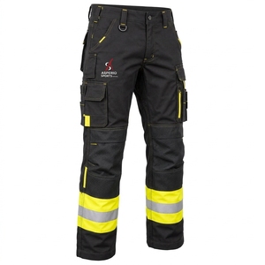 Pantalon de sécurité pour hommes, vêtements de travail industriels, bandes réfléchissantes, matériau durable, poches utilitaires, coupe confortable, construction extérieure, OEM - Product Image 6