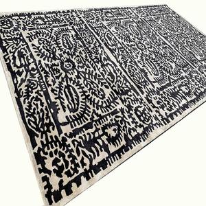 Alfombra de Lana de Algodón de Lujo, Resistente al Fuego, Hecha a Mano, Muestra Gratuita, Alfombra de Baño Suave para Sala de Juegos, Alfombra Rectangular para Sala de Estar, Yoga - Product Image 1