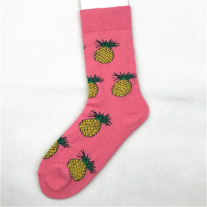 Low MOQ Cheap Multi-style Crew All Over Printed Custom logo Fruit Animal Food Novelty Whimsical <b>Funky</b> <b>Socks</b> <b>for</b> <b>Men</b> 2026 - Product Image 3