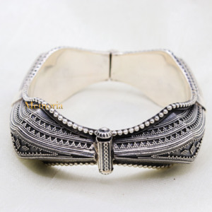 Gorgeous 925 <b>Sterling</b> <b>Silver</b> Best Quality <b>Beaded</b> Designer <b>Bracelet</b> <b>Silver</b> Kada <b>Silver</b> <b>Bracelet</b> Jewelry for Wholesale - Product Image 2