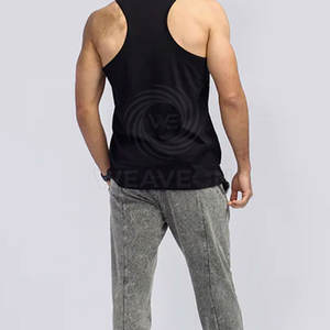 Camiseta sin Mangas Deportiva y de Entrenamiento para Hombre, de Alta Calidad, Tejida, 100% Algodón, Informal, Ecológica, de Secado Rápido - Product Image 4