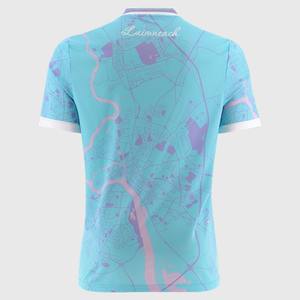 Ensemble de football GAA pour hommes-Maillot de football en polyester 100% avec design solide, manches courtes, logo sur le devant-Ensemble de service OEM - Product Image 2