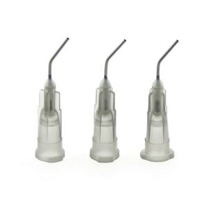 Aiguilles pré-courbées de calibre 22 pour seringues de distribution et d'irrigation, fournitures dentaires polyvalentes pour soins dentaires - Product Image 6