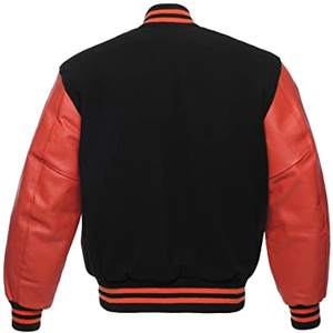 Veste de moto Letterman pour hommes de haute qualité sur mesure col en V manches longues écologiques avec tissu léger pour l'hiver - Product Image 2