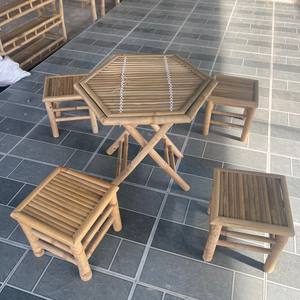 Fauteuil long pliant moderne en bambou pour restaurant extérieur, chaise longue de jardin en bambou, fauteuil inclinable en bambou, vente en gros - Product Image 3