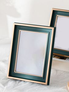 Cadre photo moderne en bois Logo personnalisé cadre photo unique de bureau panneau de tapis panneau de matelas à ouverture unique - Product Image 3