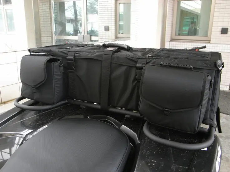 Gepäck tasche für SYM ATV Quadra ider 600 / ATV/UTV/Automobilsp eicher, faltbarer Typ