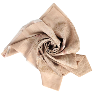 Nara série à manches courtes coton Hijab écharpe Milo élégant décontracté impression numérique mode pour adultes musulman femme printemps - Product Image 3