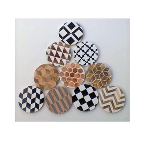 Latest Design Fresh Natural Wooden Coaster New Design Round Shape Cup Glass Coasters For Use Table Top <b>Cheap</b> Price Product - Product Image 5