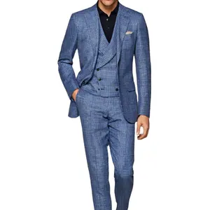 Costume élégant et polyvalent pour hommes haut classique et sophistiqué respirant de haute qualité porter un service OEM formel look élégant - Product Image 1