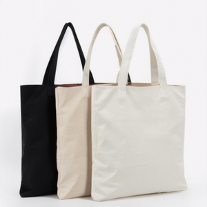 Bolsas de Compra Reutilizables ORCHID con Asas de Hombro, Diseño Geométrico Ecológico, Lona de Algodón y Lino, Venta al por Mayor, Baratas, Directamente de Fábrica - Product Image 5