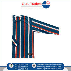 Top Sellling Coton Polyester Fait Col Rond Manches Longues T-shirt À Rayures Verticales Pour Hommes pour Vêtements Décontractés pour les Acheteurs Mondiaux - Product Image 2