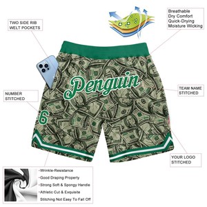 Men's Basketball <b>Shorts</b> Loose Fit Sport <b>Shorts</b> Custom Basketball Team <b>Shorts</b> for Men's 100% Polyester USA & Europe - Product Image 5