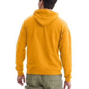 Sweats à capuche et sweat-shirts pour hommes Streetwear Style 430 GSM tricoté éponge col rond décontracté coupe surdimensionnée sweats à capuche à motif solide pour hommes - Product Image 5