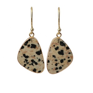 Oyster Cuivre Turquoise Boho À La Mode Plaqué Or Crochet Style Boucles D'oreilles Filles Fantaisie Forme Earjewelry pour Cadeaux - Product Image 6