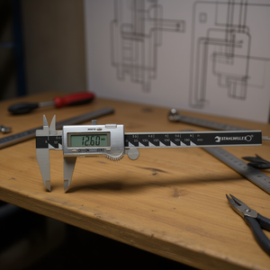 Calibre numérique Stahlwille 150 mm/6'' avec ruban à mesurer - Product Image 3
