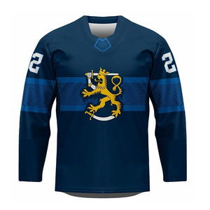 Jersey de hockey sobre hielo para hombre, ropa deportiva de manga larga con diseño 3d de sublimación hecha a medida, unisex, OEM, antilogotipo - Product Image 6